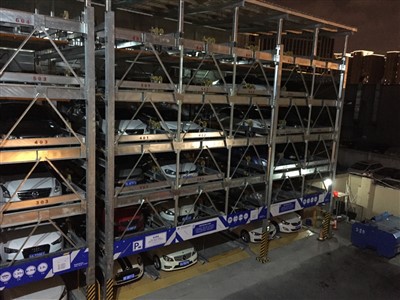 Enam-Angkat Aras-dan-Peranti Tempat Letak Kereta Gelongsor